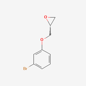 molecular formula C9H9BrO2 B3233294 (R)-2-((3-Bromophenoxy)methyl)oxirane CAS No. 1352548-98-1