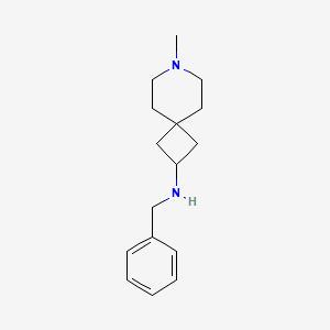 molecular formula C16H24N2 B3233312 N-Benzyl-7-methyl-7-azaspiro[3.5]nonan-2-amine CAS No. 1352925-58-6
