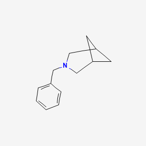 molecular formula C13H17N B3233316 3-Benzyl-3-azabicyclo[3.1.1]heptane CAS No. 1352925-67-7