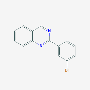 molecular formula C14H9BrN2 B3233326 2-(3-Bromophenyl)quinazoline CAS No. 1353000-30-2