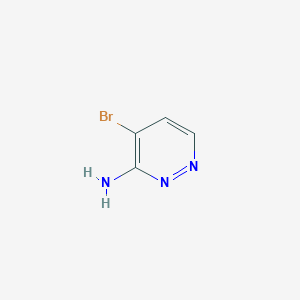 molecular formula C4H4BrN3 B3233346 4-Bromopyridazin-3-amine CAS No. 1353101-33-3