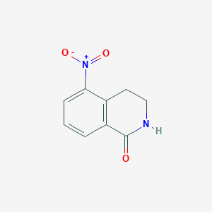 molecular formula C9H8N2O3 B3233351 5-Nitro-3,4-dihydroisoquinolin-1(2H)-one CAS No. 135329-21-4