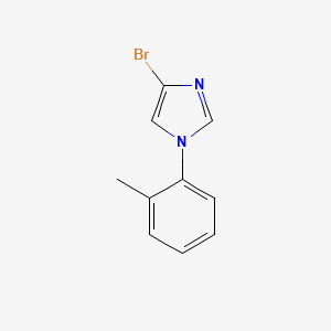 molecular formula C10H9BrN2 B3233377 4-Bromo-1-(2-tolyl)-1H-imidazole CAS No. 1353854-76-8
