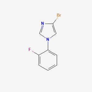 molecular formula C9H6BrFN2 B3233385 4-bromo-1-(2-fluorophenyl)-1H-imidazole CAS No. 1353855-24-9