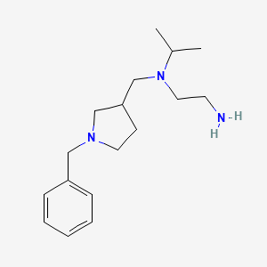 molecular formula C17H29N3 B3233441 N1-((1-Benzylpyrrolidin-3-yl)methyl)-N1-isopropylethane-1,2-diamine CAS No. 1353944-11-2