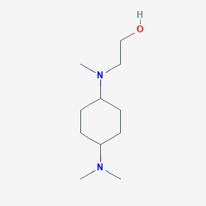 molecular formula C11H24N2O B3233483 2-[(4-Dimethylamino-cyclohexyl)-methyl-amino]-ethanol CAS No. 1353945-08-0
