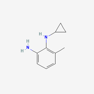 molecular formula C10H14N2 B3233506 N*2*-Cyclopropyl-3-methyl-benzene-1,2-diamine CAS No. 1353945-54-6