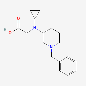 molecular formula C17H24N2O2 B3233595 [(1-Benzyl-piperidin-3-yl)-cyclopropyl-amino]-acetic acid CAS No. 1353947-10-0