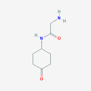 molecular formula C8H14N2O2 B3233596 2-Amino-N-(4-oxo-cyclohexyl)-acetamide CAS No. 1353947-16-6