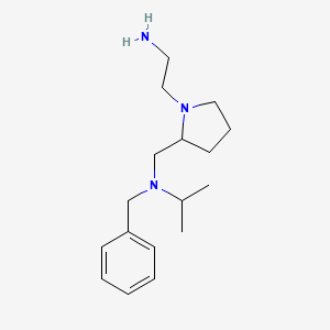 molecular formula C17H29N3 B3233638 [1-(2-Amino-ethyl)-pyrrolidin-2-ylmethyl]-benzyl-isopropyl-amine CAS No. 1353947-88-2