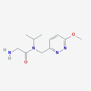 molecular formula C11H18N4O2 B3233666 2-Amino-N-isopropyl-N-(6-methoxy-pyridazin-3-ylmethyl)-acetamide CAS No. 1353951-48-0