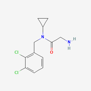 molecular formula C12H14Cl2N2O B3233674 2-Amino-N-cyclopropyl-N-(2,3-dichloro-benzyl)-acetamide CAS No. 1353951-56-0