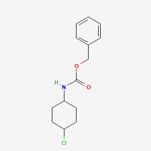 molecular formula C14H18ClNO2 B3233703 (4-Chloro-cyclohexyl)-carbamic acid benzyl ester CAS No. 1353952-79-0