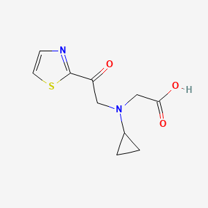 [Cyclopropyl-(2-oxo-2-thiazol-2-yl-ethyl)-amino]-acetic acid