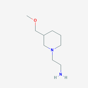 molecular formula C9H20N2O B3233857 2-(3-Methoxymethyl-piperidin-1-yl)-ethylamine CAS No. 1353955-61-9