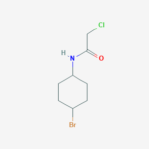 molecular formula C8H13BrClNO B3233896 N-(4-Bromo-cyclohexyl)-2-chloro-acetamide CAS No. 1353957-29-5
