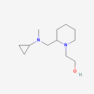 molecular formula C12H24N2O B3233931 2-{2-[(Cyclopropyl-methyl-amino)-methyl]-piperidin-1-yl}-ethanol CAS No. 1353958-45-8