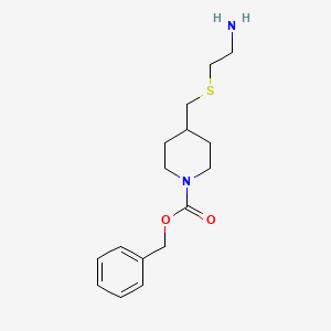 4-(2-Amino-ethylsulfanylmethyl)-piperidine-1-carboxylic acid benzyl ester
