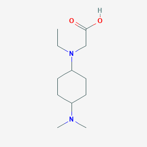 molecular formula C12H24N2O2 B3234036 [(4-Dimethylamino-cyclohexyl)-ethyl-amino]-acetic acid CAS No. 1353961-49-5