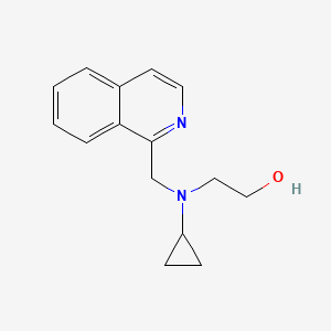 molecular formula C15H18N2O B3234057 2-(Cyclopropyl-isoquinolin-1-ylmethyl-amino)-ethanol CAS No. 1353962-53-4