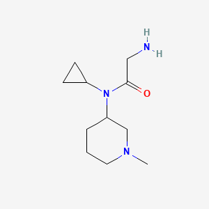 molecular formula C11H21N3O B3234088 2-Amino-N-cyclopropyl-N-(1-methyl-piperidin-3-yl)-acetamide CAS No. 1353962-84-1