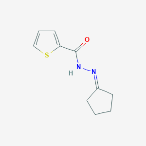 molecular formula C10H12N2OS B323410 N'-cyclopentylidenethiophene-2-carbohydrazide 