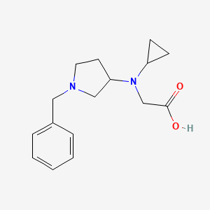 molecular formula C16H22N2O2 B3234103 [(1-Benzyl-pyrrolidin-3-yl)-cyclopropyl-amino]-acetic acid CAS No. 1353963-20-8