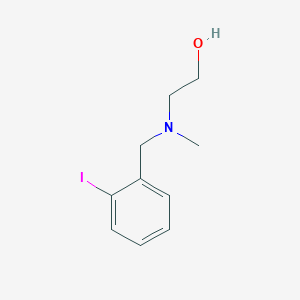 molecular formula C10H14INO B3234120 2-[(2-Iodo-benzyl)-methyl-amino]-ethanol CAS No. 1353963-53-7