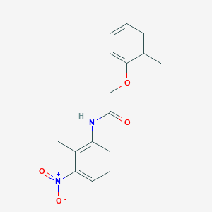 molecular formula C16H16N2O4 B323413 N-(2-methyl-3-nitrophenyl)-2-(2-methylphenoxy)acetamide 