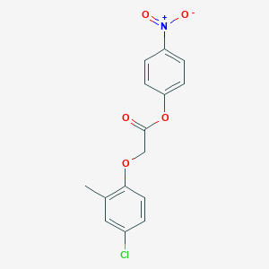 molecular formula C15H12ClNO5 B323414 4-Nitrophenyl (4-chloro-2-methylphenoxy)acetate 
