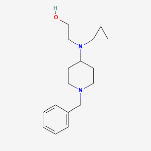 molecular formula C17H26N2O B3234153 2-[(1-Benzyl-piperidin-4-yl)-cyclopropyl-amino]-ethanol CAS No. 1353964-96-1