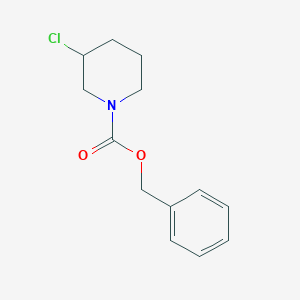 molecular formula C13H16ClNO2 B3234173 3-Chloro-piperidine-1-carboxylic acid benzyl ester CAS No. 1353965-30-6
