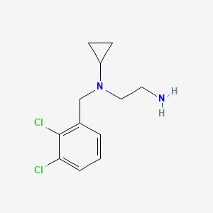 molecular formula C12H16Cl2N2 B3234185 N*1*-Cyclopropyl-N*1*-(2,3-dichloro-benzyl)-ethane-1,2-diamine CAS No. 1353965-51-1