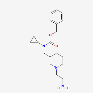 [1-(2-Amino-ethyl)-piperidin-3-ylmethyl]-cyclopropyl-carbamic acid benzyl ester