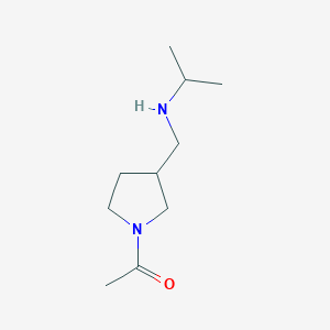 molecular formula C10H20N2O B3234194 1-[3-(Isopropylamino-methyl)-pyrrolidin-1-yl]-ethanone CAS No. 1353965-81-7