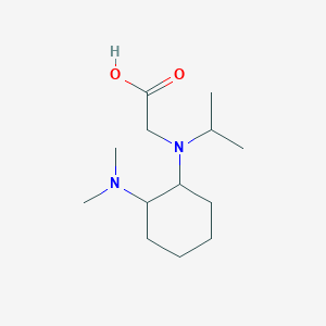 molecular formula C13H26N2O2 B3234196 [(2-Dimethylamino-cyclohexyl)-isopropyl-amino]-acetic acid CAS No. 1353966-02-5