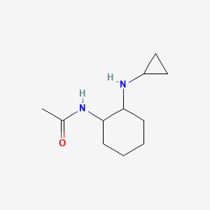 molecular formula C11H20N2O B3234198 N-(2-Cyclopropylamino-cyclohexyl)-acetamide CAS No. 1353966-04-7