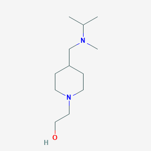molecular formula C12H26N2O B3234209 2-{4-[(Isopropyl-methyl-amino)-methyl]-piperidin-1-yl}-ethanol CAS No. 1353966-15-0