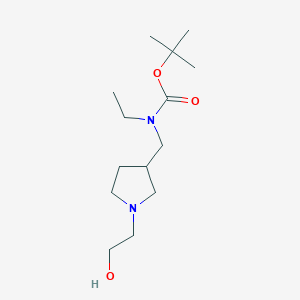 Ethyl-[1-(2-hydroxy-ethyl)-pyrrolidin-3-ylmethyl]-carbamic acid tert-butyl ester