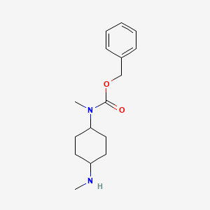 molecular formula C16H24N2O2 B3234312 Methyl-(4-methylamino-cyclohexyl)-carbamic acid benzyl ester CAS No. 1353971-58-0