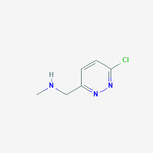 molecular formula C6H8ClN3 B3234318 (6-Chloro-pyridazin-3-ylmethyl)-methyl-amine CAS No. 1353972-21-0