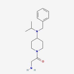 molecular formula C17H27N3O B3234343 2-Amino-1-[4-(benzyl-isopropyl-amino)-piperidin-1-yl]-ethanone CAS No. 1353973-02-0