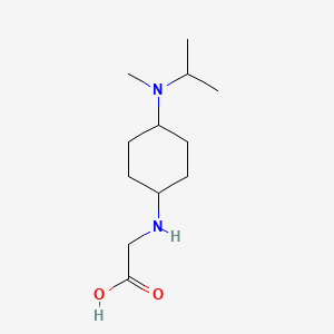 molecular formula C12H24N2O2 B3234363 [4-(Isopropyl-methyl-amino)-cyclohexylamino]-acetic acid CAS No. 1353973-45-1