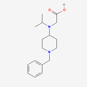 molecular formula C17H26N2O2 B3234386 [(1-Benzyl-piperidin-4-yl)-isopropyl-amino]-acetic acid CAS No. 1353973-95-1