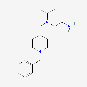 molecular formula C18H31N3 B3234406 N1-((1-Benzylpiperidin-4-yl)methyl)-N1-isopropylethane-1,2-diamine CAS No. 1353974-22-7