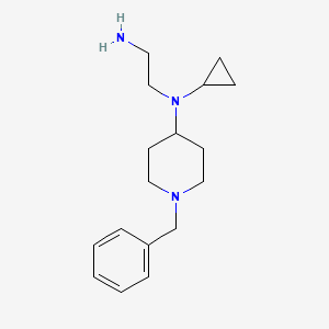 molecular formula C17H27N3 B3234407 N1-(1-benzylpiperidin-4-yl)-N1-cyclopropylethane-1,2-diamine CAS No. 1353974-25-0