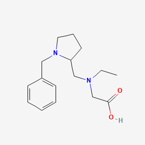 molecular formula C16H24N2O2 B3234416 [(1-Benzyl-pyrrolidin-2-ylmethyl)-ethyl-amino]-acetic acid CAS No. 1353974-29-4