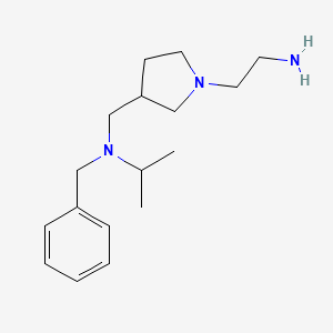 molecular formula C17H29N3 B3234457 [1-(2-Amino-ethyl)-pyrrolidin-3-ylmethyl]-benzyl-isopropyl-amine CAS No. 1353975-26-4