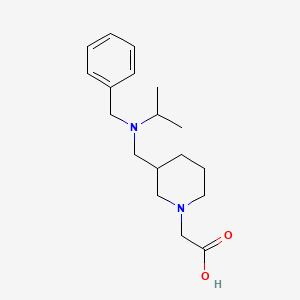 molecular formula C18H28N2O2 B3234471 {3-[(Benzyl-isopropyl-amino)-methyl]-piperidin-1-yl}-acetic acid CAS No. 1353976-27-8