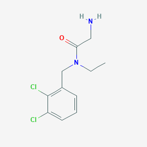 molecular formula C11H14Cl2N2O B3234477 2-Amino-N-(2,3-dichloro-benzyl)-N-ethyl-acetamide CAS No. 1353976-38-1